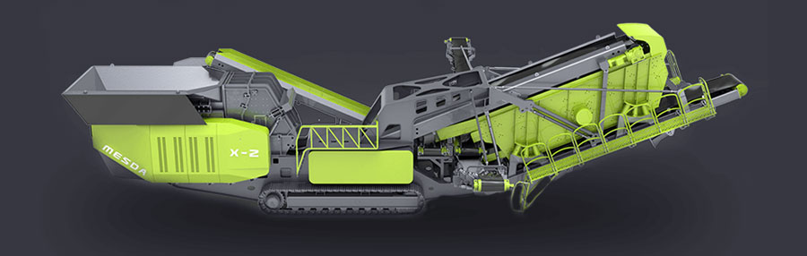 X系列履帶移動(dòng)破篩一體機(jī)